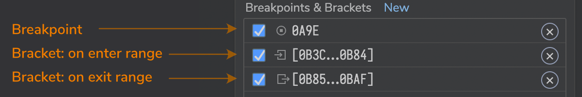 Breakpoint type indicator.