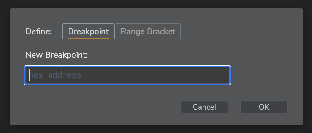 Breakpoint prompt for the PET 2001 emulator.